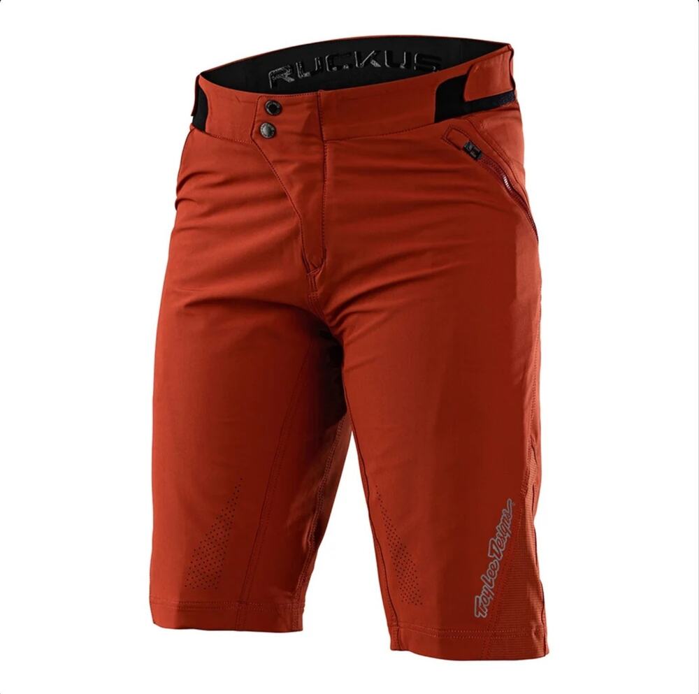 Troy Lee Designs Ruckus Solid Red Clay Mens Shorts 32